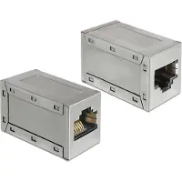 DeLOCK Netwerkadapter RJ45 jack/jack Cat.6A -