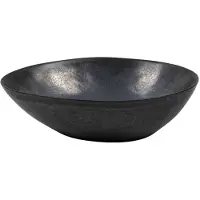Svenska Living Schaaltje Manhattan 20,5x16,7cm 6st Zwart zwart Aardewerk Kom