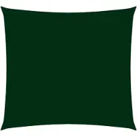 vidaXL Zonnescherm vierkant 5x5 m oxford stof donkergroen