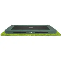 Salta Premium Inground Trampoline 366 X 244 Cm Green