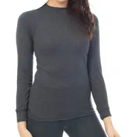 Heatkeeper Thermo shirt dames - Lange mouw - Antraciet - S - Antracite