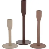 Dulaire Kandelaar Modern Metaal 3 st. - 25 cm
