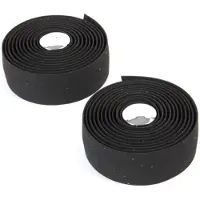 Velo handvat stuurtape gel, zwart met kurkprint