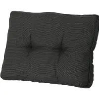 Madison Loungekussen Madison Rib Black Rugkussen (60 x 43 cm)
