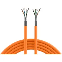 Efbe-Schott Netwerkkabel Cat7 S/FTP oranje stugge kern (100 meter)