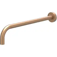 Ivy Aia Wandarm 40 cm 1/2 geborsteld mat koper pvd