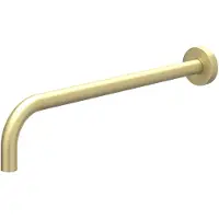 Ivy Aia Toebehoren Wandarm 40cm 1/2" Geborsteld mat goud PVD