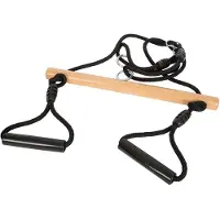 Small Foot - Houten Trapezeschommel met Gymnastiekringen Black Line