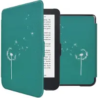 IMoshion Design Slim Hard Case Bookcase voor de Kobo Clara 2E / Tolino Shine 4 - Green Dandelion
