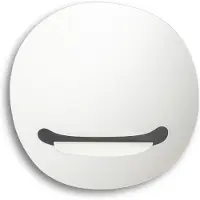 Werkwaardig Smilling Mirror - Lichtgrijs - Lachspiegel met lichtgrijs tong plankje - van Dutch Designer Job van den Berg