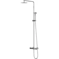 Ivy Aia Regendoucheset Bond Opbouw Thermostatisch 30 cm Medium Staaf Handdouche Chroom