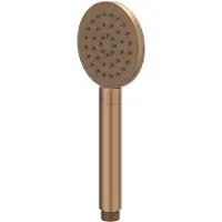 Ivy Aia Handdouche Rond 9 cm Satin Spray Geborsteld Mat Koper PVD