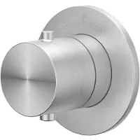 Ivy Aia Afbouwdeel Concord Inbouw Stopkraan Symmetry Met Rond Rozet Geborsteld RVS316