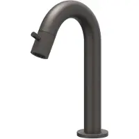 Ivy Aia Fonteinkraan Concord Gebogen Staand Model S Geborsteld Carbon Black PVD