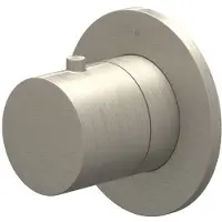 Ivy Aia Afbouwdeel Bond Flow-Through Stopkraan Symmetry Met Rond Rozet Geborsteld Nickel PVD