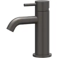 Ivy Aia Concord Eenhendel wastafelmengkraan opbouw model S, coldstart RVS316 geborsteld carbon black PVD