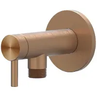 Ivy Aia Toebehoren Hoekstopkraan 1/2" 3/8 RVS316 geborsteld mat koper PVD