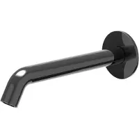 Ivy Aia Algemeen Baduitloop 23cm 1/2" aansluiting, inkortbaar Zwart chroom PVD