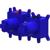 Ivy Aia Algemeen Inbouwbox t.b.v. inbouw thermostaat met 2-weg stop-omstelling symmetry Donker blauw