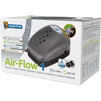 Superfish Aquarium Luchtpomp Air-Flow 1 Zwart 96 L/h