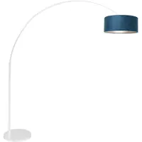 Steinhauer Velvet booglamp Sparkled blauw