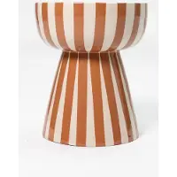 Sissy-Boy Terracotta Gestreepte Mushroom Bijzettafel