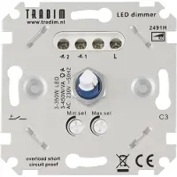 Tradim | muurdimmer | IP 20 | Zilver | 3-450W