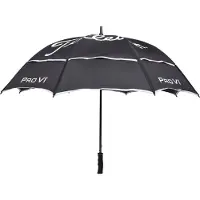Titleist Tour Double Canopy Paraplu Black/White