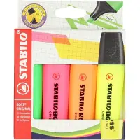 Stabilo boss original etui, 4st.