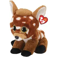 TY Knuffeldier Beanie Babies Medium Buckley Het Bruine Rendier