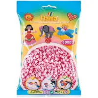 Hama strijkkralen - pastel roze (95), 3000st.
