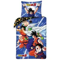 Halantex SP. z.o.o. Dragon Ball Z Dekbedovertrek Fight - Eenpersoons - 140 x 200 cm - Katoen