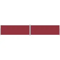 vidaXL Windscherm uittrekbaar 180x1000 cm rood