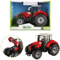 Toi-Toys Tractor met Frictie Rood, 19cm