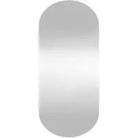 vidaXL Wandspiegel 30x70 cm ovaal glas