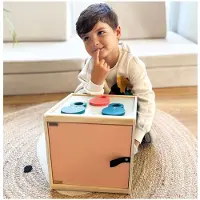 Small Foot - Houten Sensorische Voeldoos met lenzen Zintuiglijk