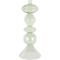 Present Time Kandelaar Totem - Groen - 16x16x41cm - Retro