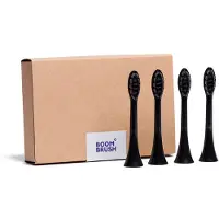 Boombrush Sonische Opzetborstels Zwart - 4 Stuks