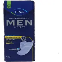 Tena Men Active fit Level 2, 20 stuks . Voordeelbundel met 7 verpakkingen