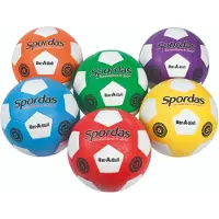 Spordas Dur-A-Ball Voetbal Assorti, Maat 4 Rubberen Voetbal, Indoor/Outdoor