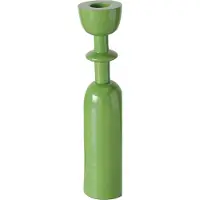Boltze Groene moderne kandelaar mat groen aluminium 22,5 cm