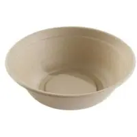 Sabert magnetron bak met deksel - suikerriet - 750ml - Ø21 cm - 75 stuks