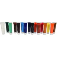 Discountershop Creatief Plezier: Acrylverf Set voor Hobby & Creatief Schilderen - Knutselavonturen voor Kinderen - Levendige Kleuren voor Speelse Kunstprojecten en Hobbyisten - 36 ml elke Tube