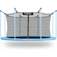 Viking Sports - Veiligheidsnet trampoline - 374 cm - binnenzijde - geschikt voor 6 palen