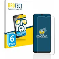 BROTECT - Screenprotector voor Samsung Galaxy A13 - Folie Beschermfolie transparant 6 Stuks