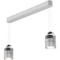 Sammode AIRMOD Duo Hanglamp Perforated Aluminium | Silver