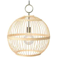 Halo Design Hanglampe , Beige, Eetkamer, Hout
