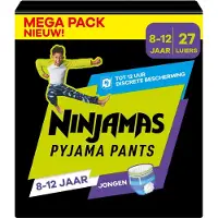 Pampers Ninjamas - Pyjama Pants Nacht - Jongen - 8/12 jaar - Mega Pack - 27 luierbroekjes