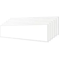 Velvalux LED Paneel 30x120 6 Pack - Velvalux Lumis - LED Paneel Systeemplafond - Helder/Koud Wit 6000K - 40W - Inbouw - Rechthoek