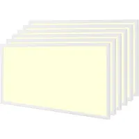 Velvalux LED Paneel 30x60 6 Pack - Velvalux Lumis - LED Paneel Systeemplafond - Warm Wit 3000K - 24W - Inbouw - Rechthoek - Wit -